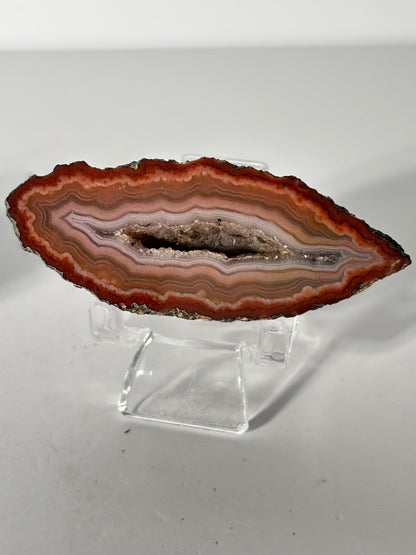 High Quality Druzy Zhanguo Agate Pair, China