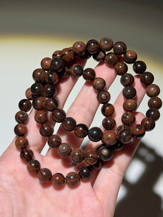 Red Obsidian Bracelets, 8.5-10mm