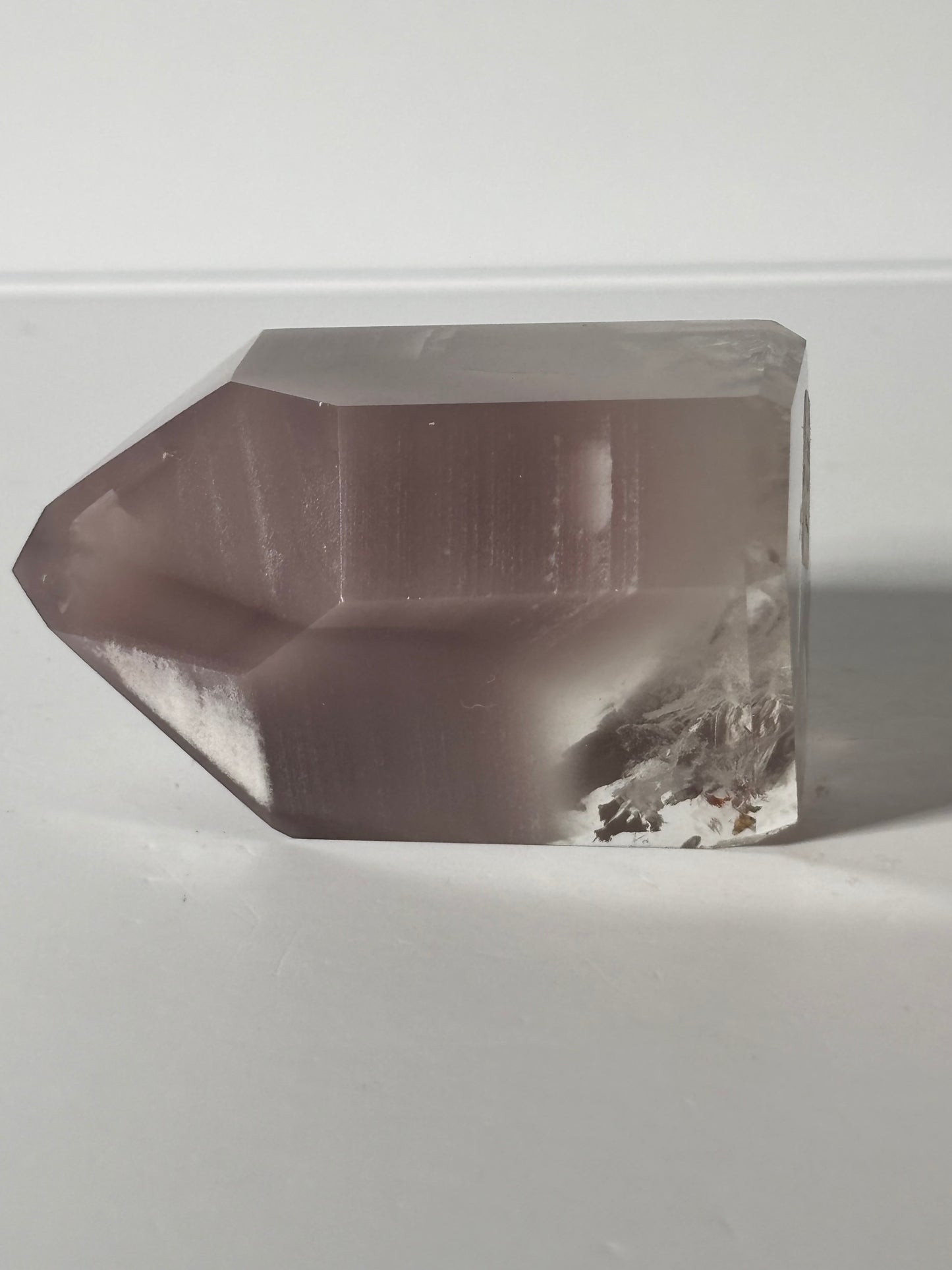 High Quality Large Chunky Phantom Pink Lithium Quartz Tower, Brazil