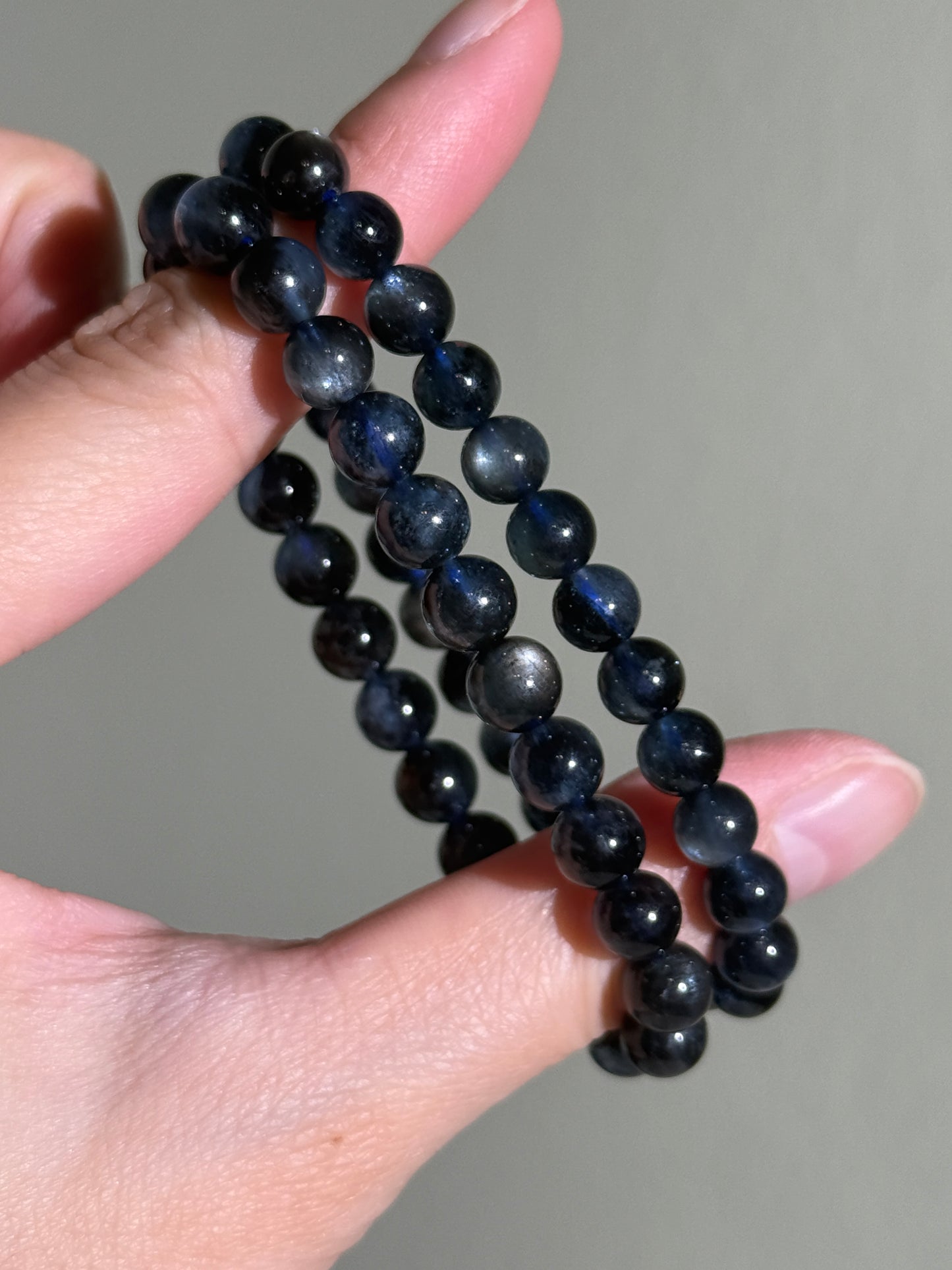 High Quality Devil Aquamarine Bracelets, 7mm