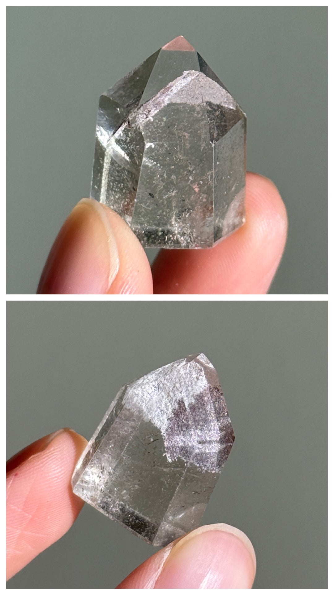 High Quality Water Clear Phantom Lodalite Baby Towers, Brazil