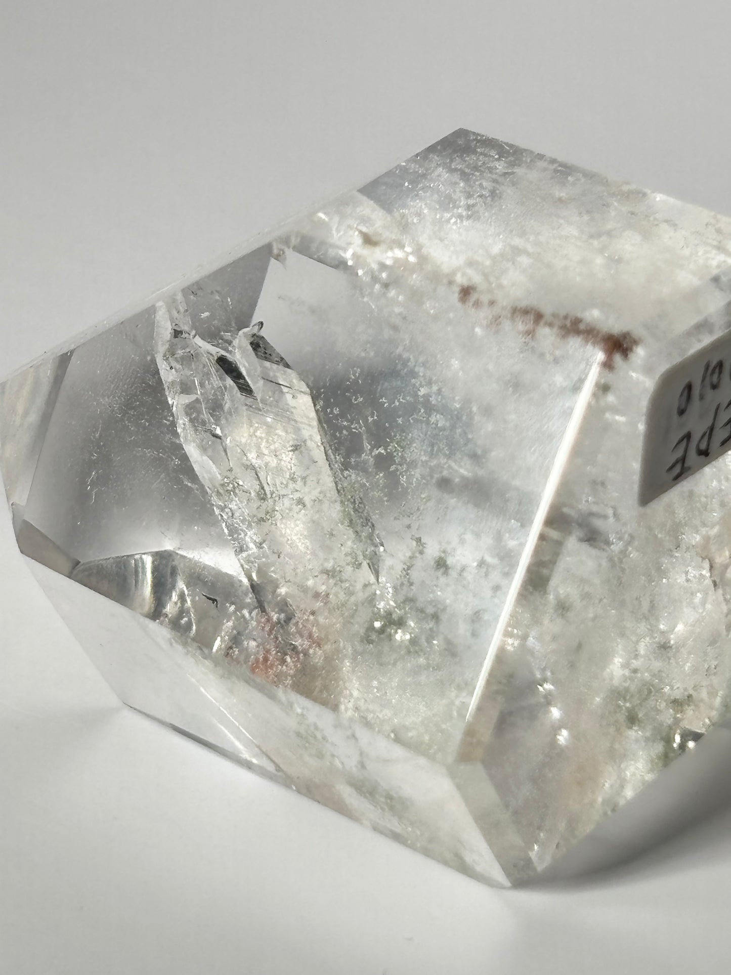 Large Rare Manifestation Quartz (Crystal in Crystal) Tower With Green Chlorite, Brazil