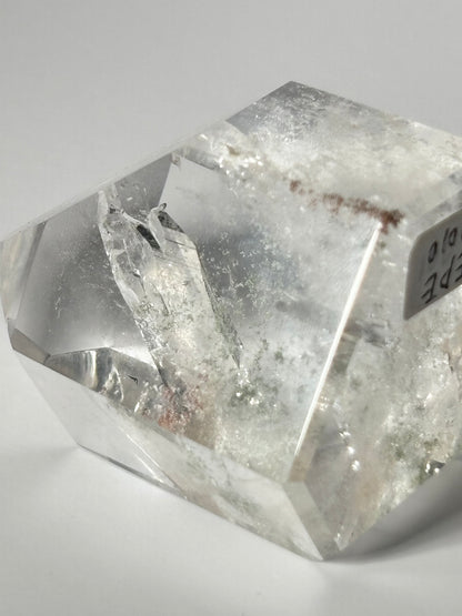 Large Rare Manifestation Quartz (Crystal in Crystal) Tower With Green Chlorite, Brazil