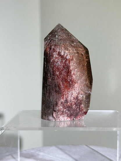 High Quality Large Layered Pink Garden Quartz Tower, Zambia