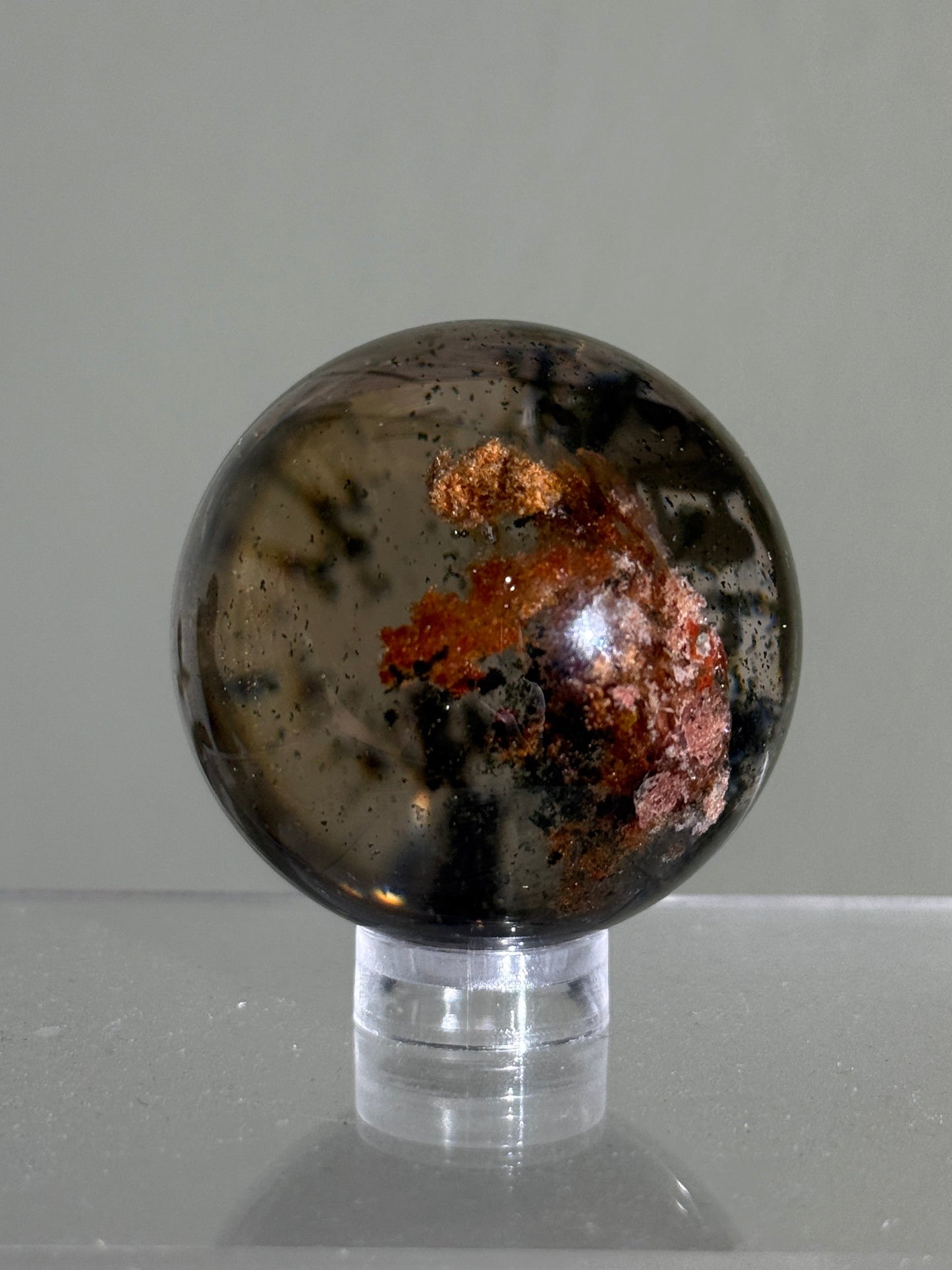 High Quality Water Clear Garden Quartz Sphere, Brazil