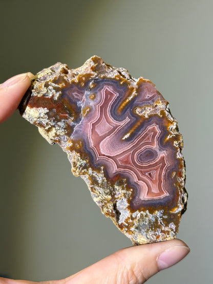 Gorgeous Large Pink Laguna Agate, Mexico