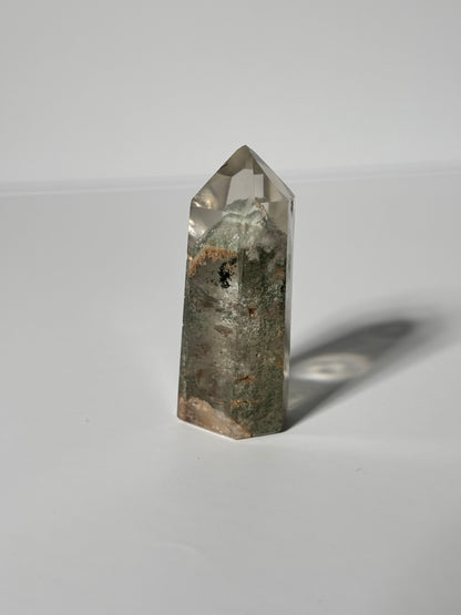 High Quality Sage Green Phantom Lodalite Tower, Brazil
