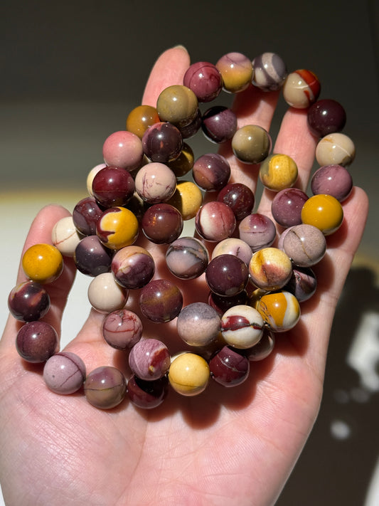 Mookaite Jasper Bracelets, 13mm