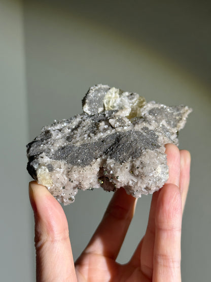 High Quality Large Sweetwater Mine Honey Calcite On Dolomite With Chalcopyrite, USA