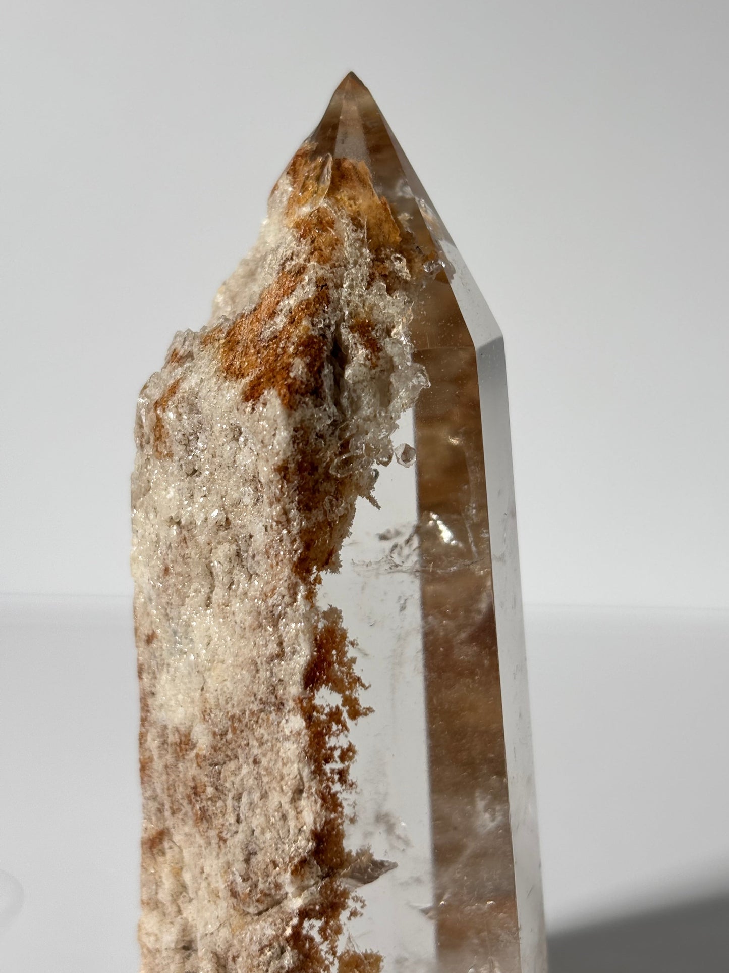 High Quality Collector’s Grade Rare Orange Lodalite Quartz Tower, Brazil
