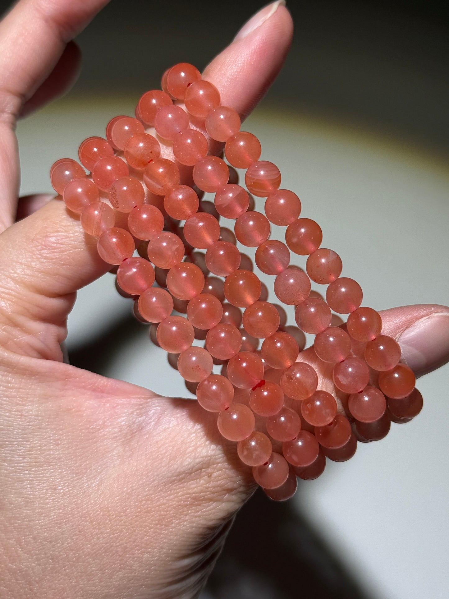 Nanhong Agate Bracelets, 7mm