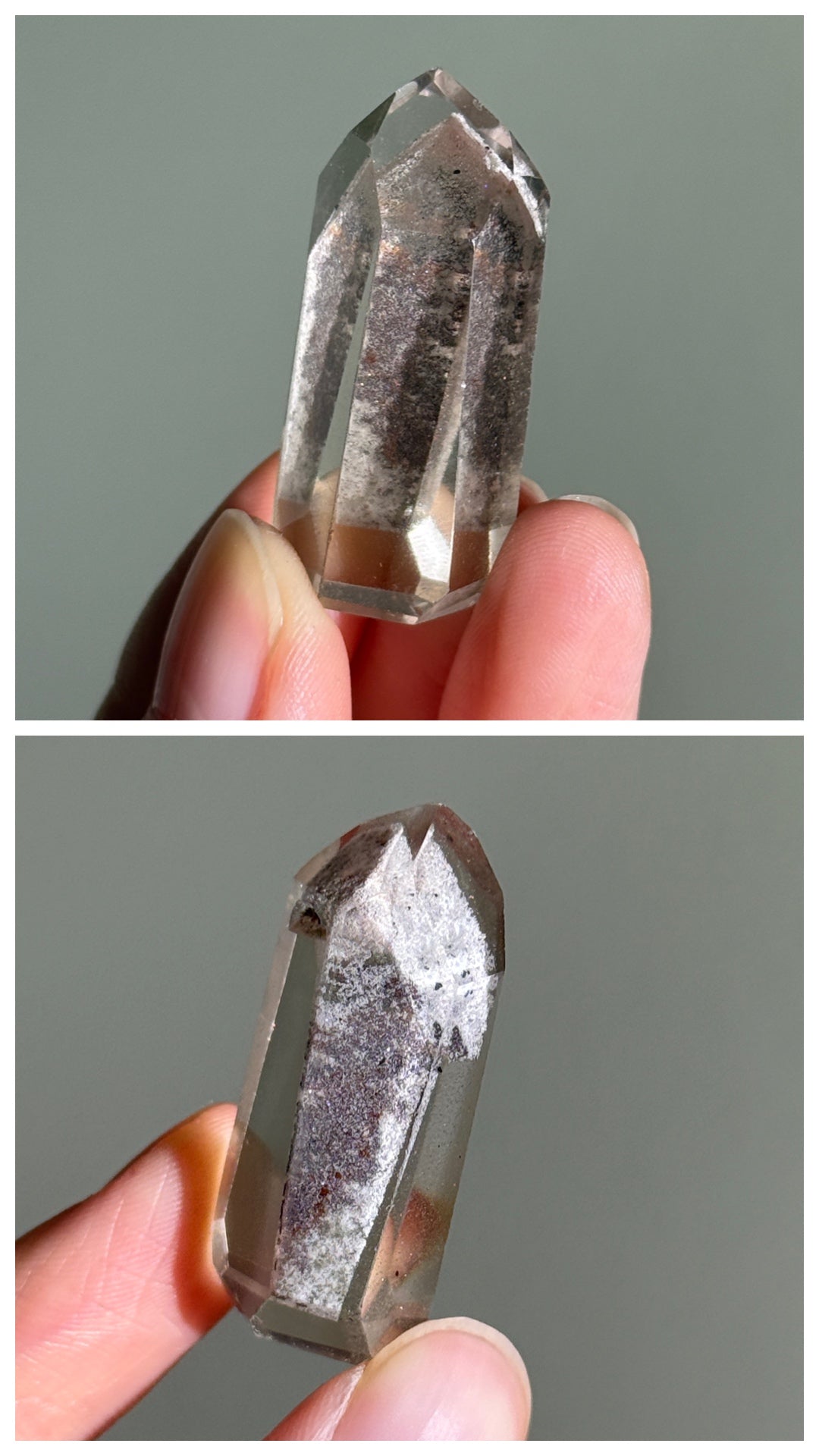 High Quality Water Clear Phantom Lodalite Baby Towers, Brazil