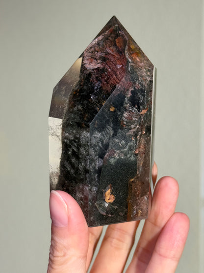 Large Chunky Moody Garden Quartz Tower, Zambia