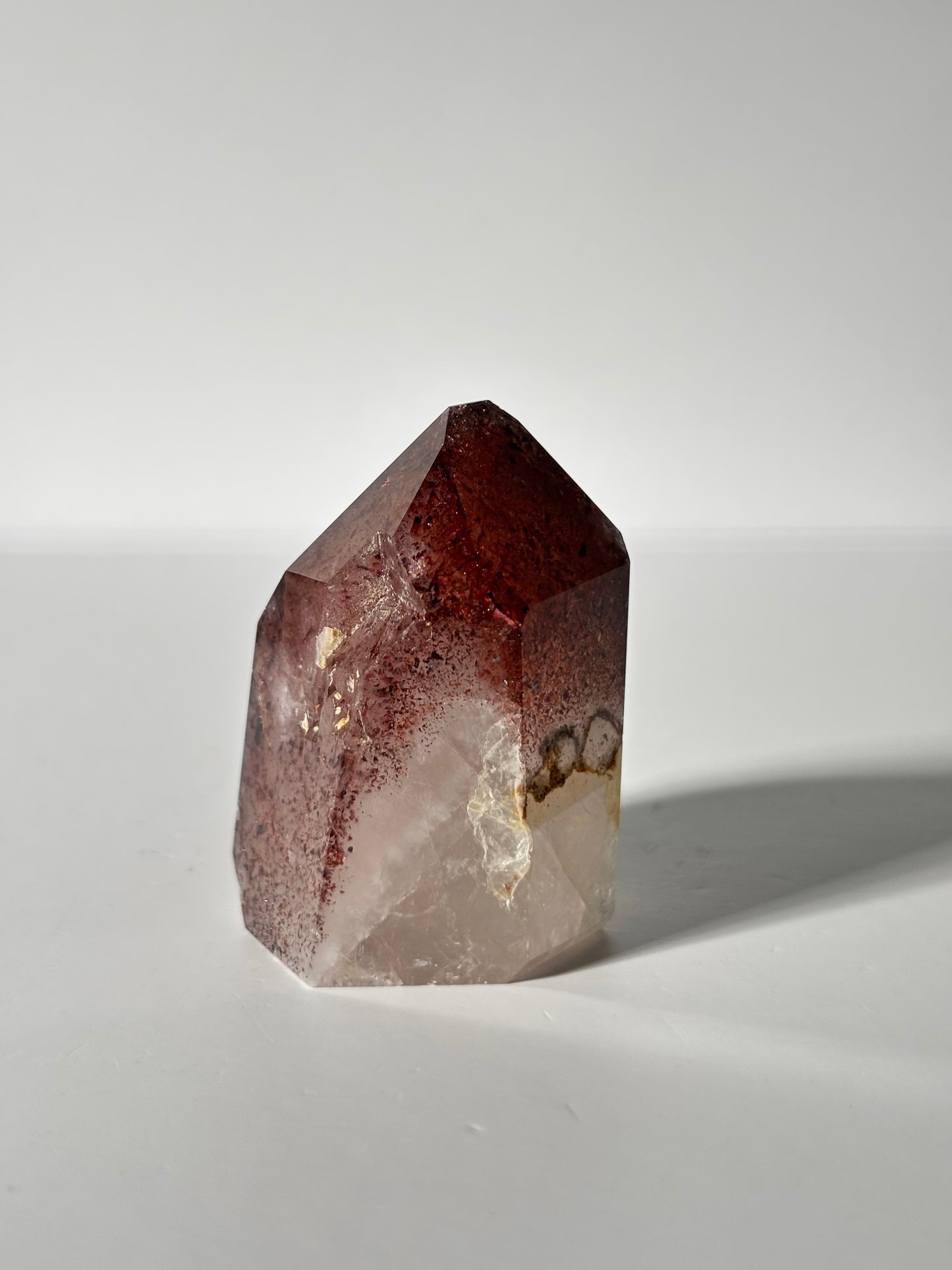 High Quality Rare Phantom Harlequin Quartz Tower, South Africa