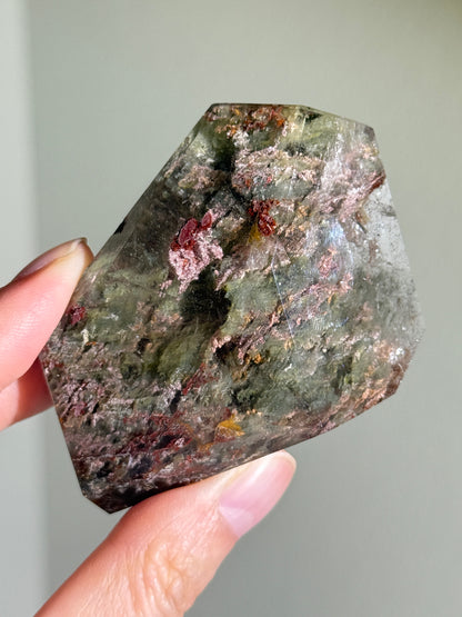 High Quality Vibrant Colorful Garden Quartz Freeform, Zambia