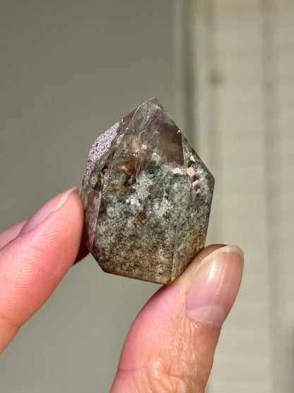 High Quality Water Clear Lodalite Quartz Tower, Brazil