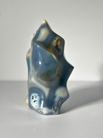 Large Spooky Dendritic Orca Agate Freeform, Madagascar