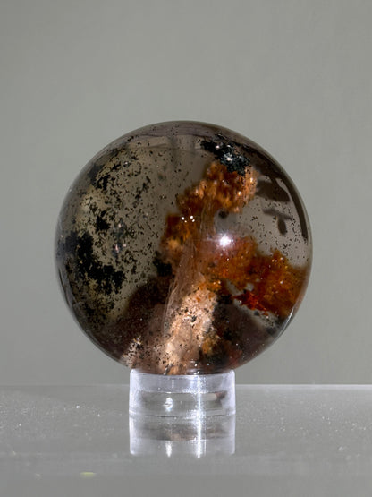 High Quality Water Clear Garden Quartz Sphere, Brazil