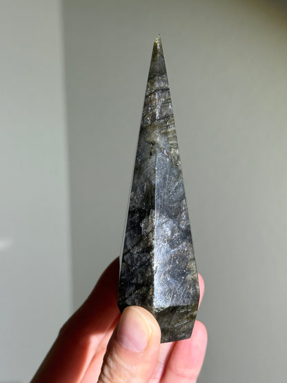 Gorgeous Blue Labradorite Pyramid, Madagascar