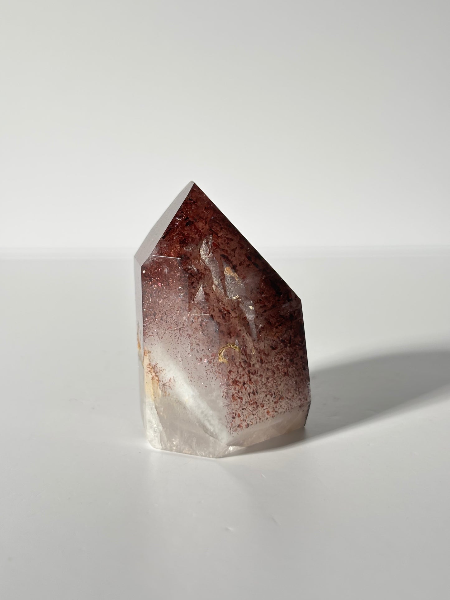 High Quality Rare Phantom Harlequin Quartz Tower, South Africa