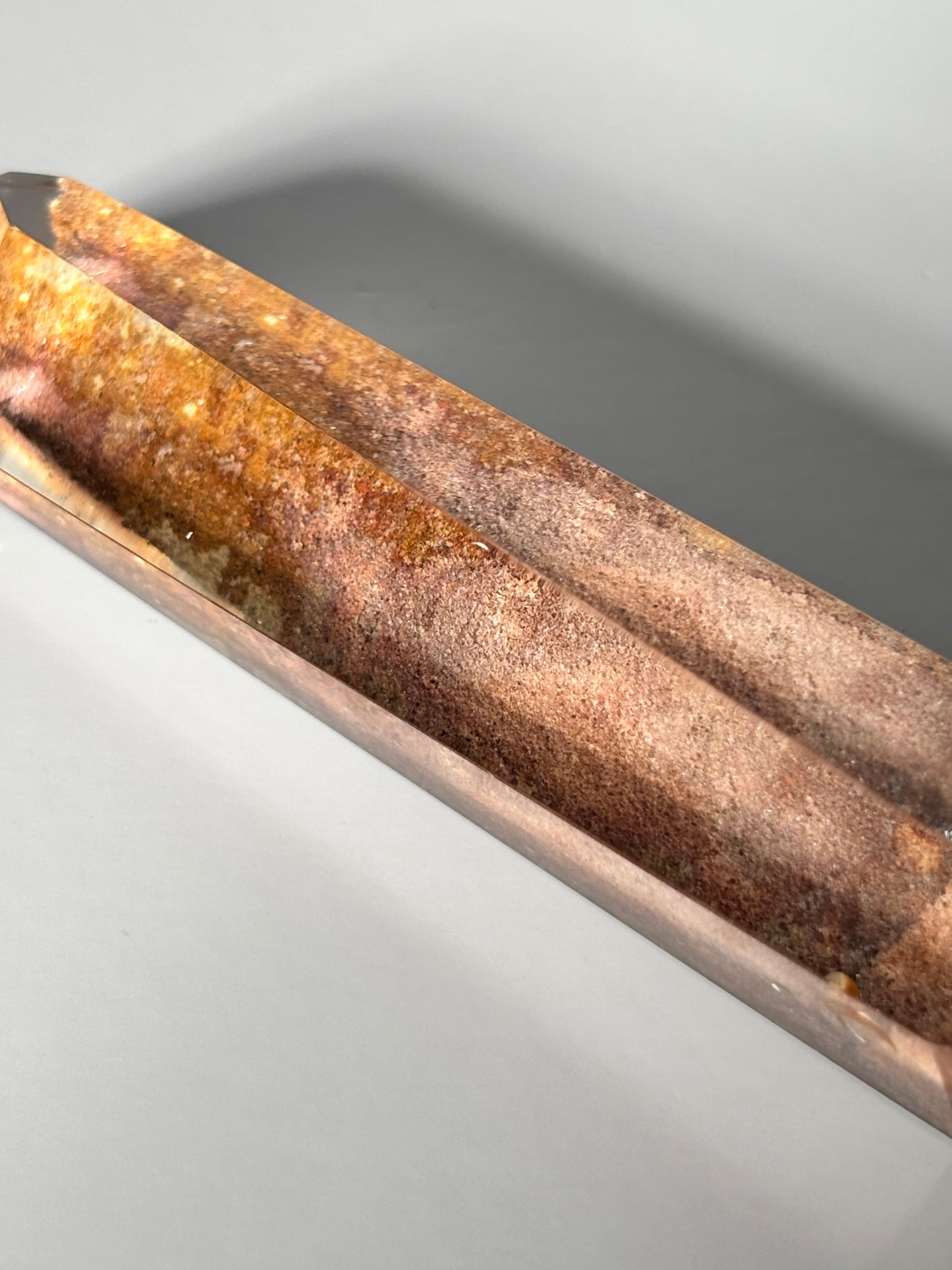 High Quality Water Clear Pink Lodalite Tower, Brazil