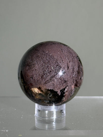 High Quality Water Clear Pink Garden Quartz Sphere, Brazil