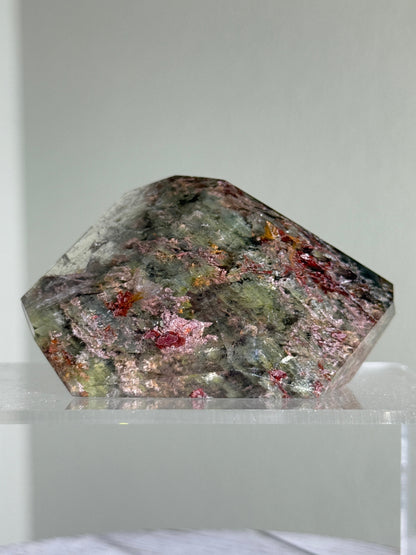 High Quality Vibrant Colorful Garden Quartz Freeform, Zambia