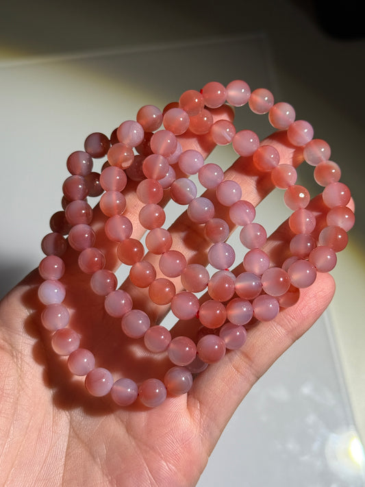 Yan Yuan Agate Bracelets, 8mm