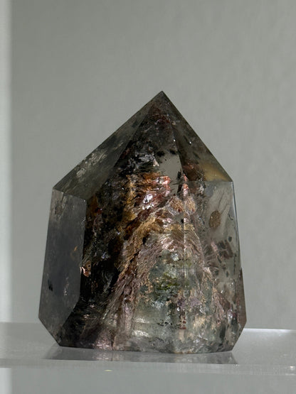 Large Chunky Colorful Garden Quartz Tower, Zambia