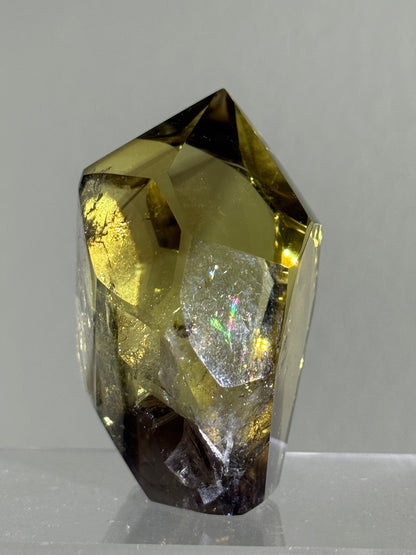 High Quality Phantom Smoky Citrine Tower, Brazil