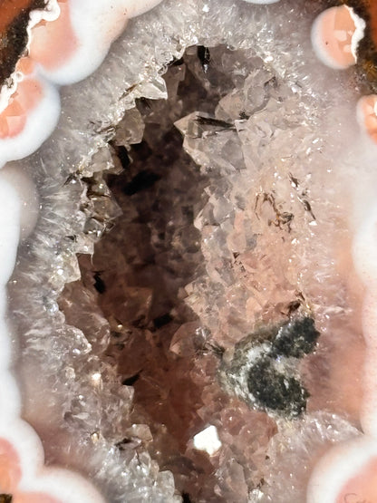 Unique Druzy Zhanguo Agate Pair, China