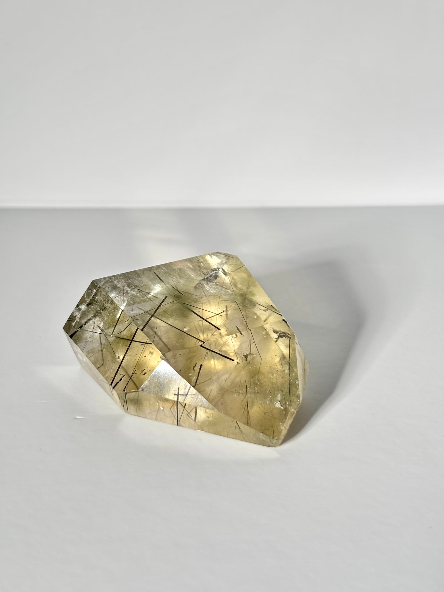 Extra Gemmy Green & Black Tourmaline in Quartz Tower, Brazil