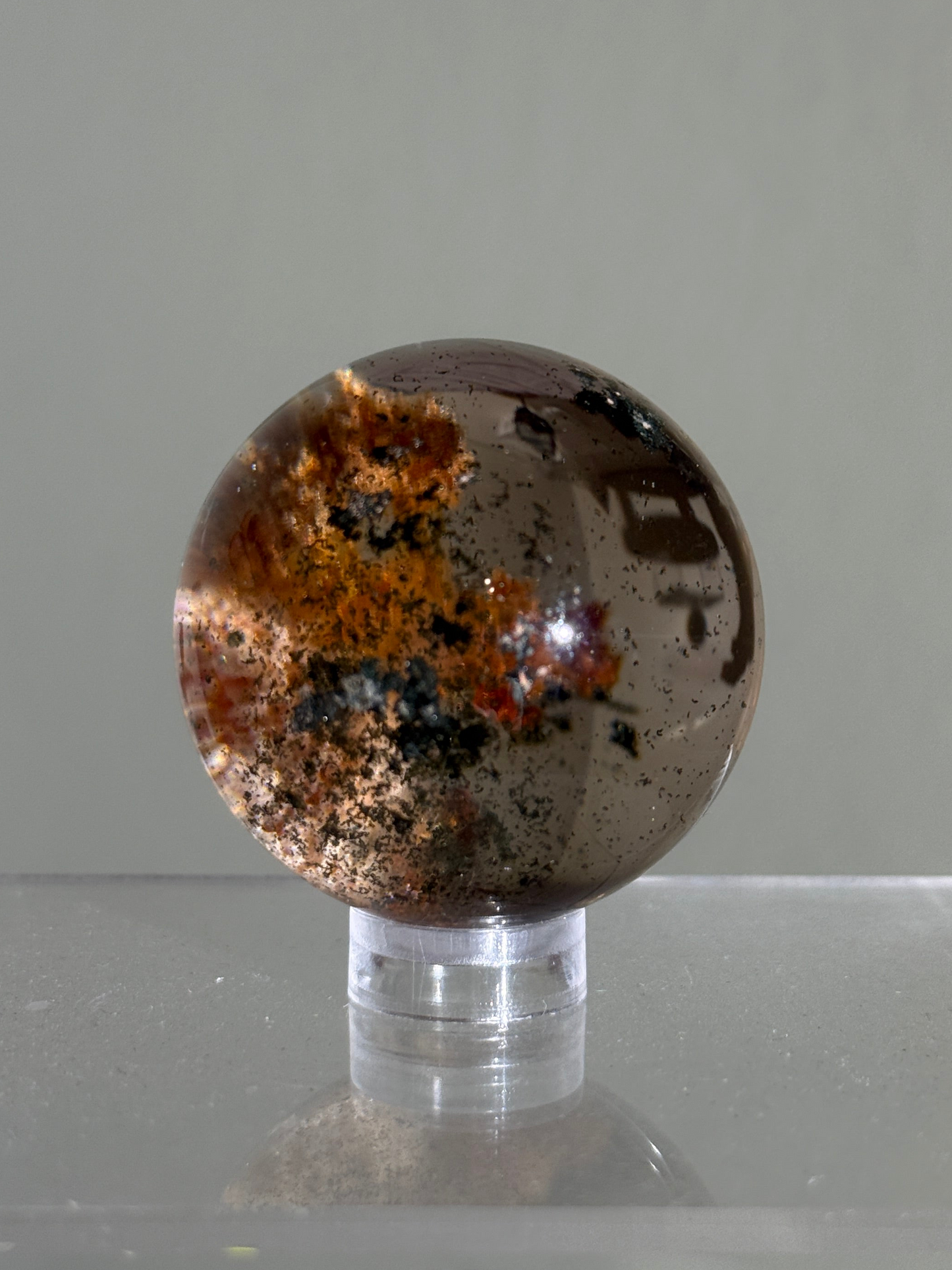 High Quality Water Clear Garden Quartz Sphere, Brazil