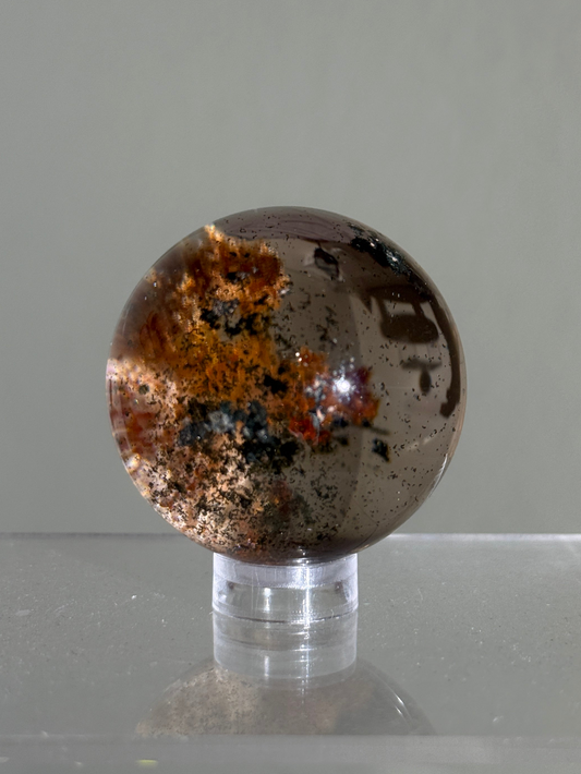 High Quality Water Clear Garden Quartz Sphere, Brazil