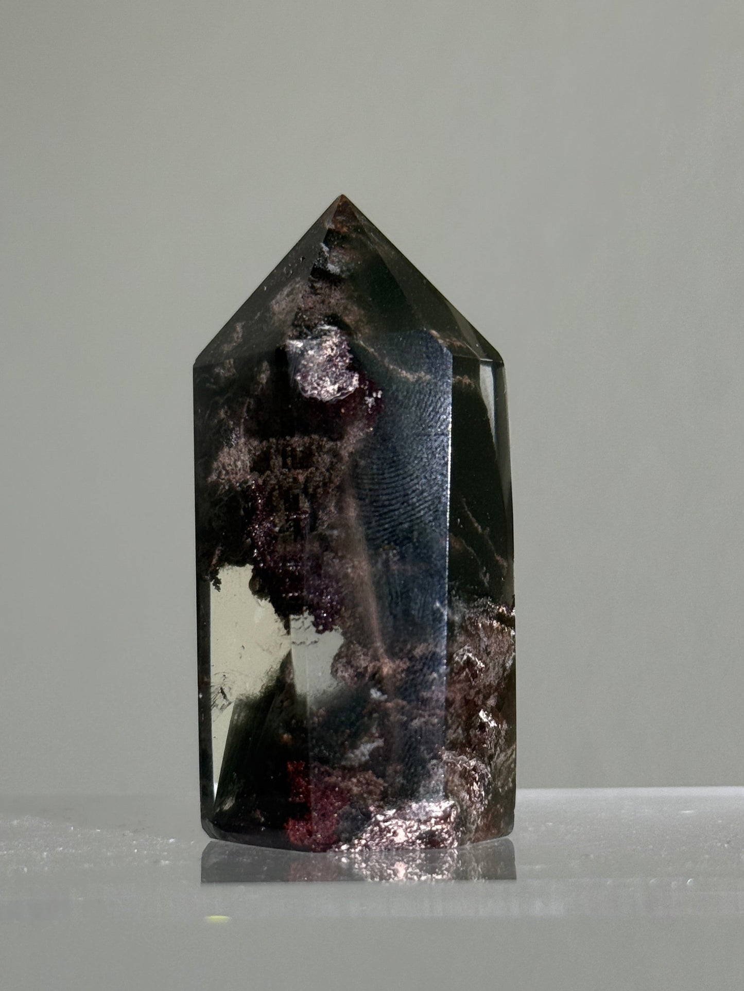 High Quality Purple Green Garden Quartz Tower, Zambia