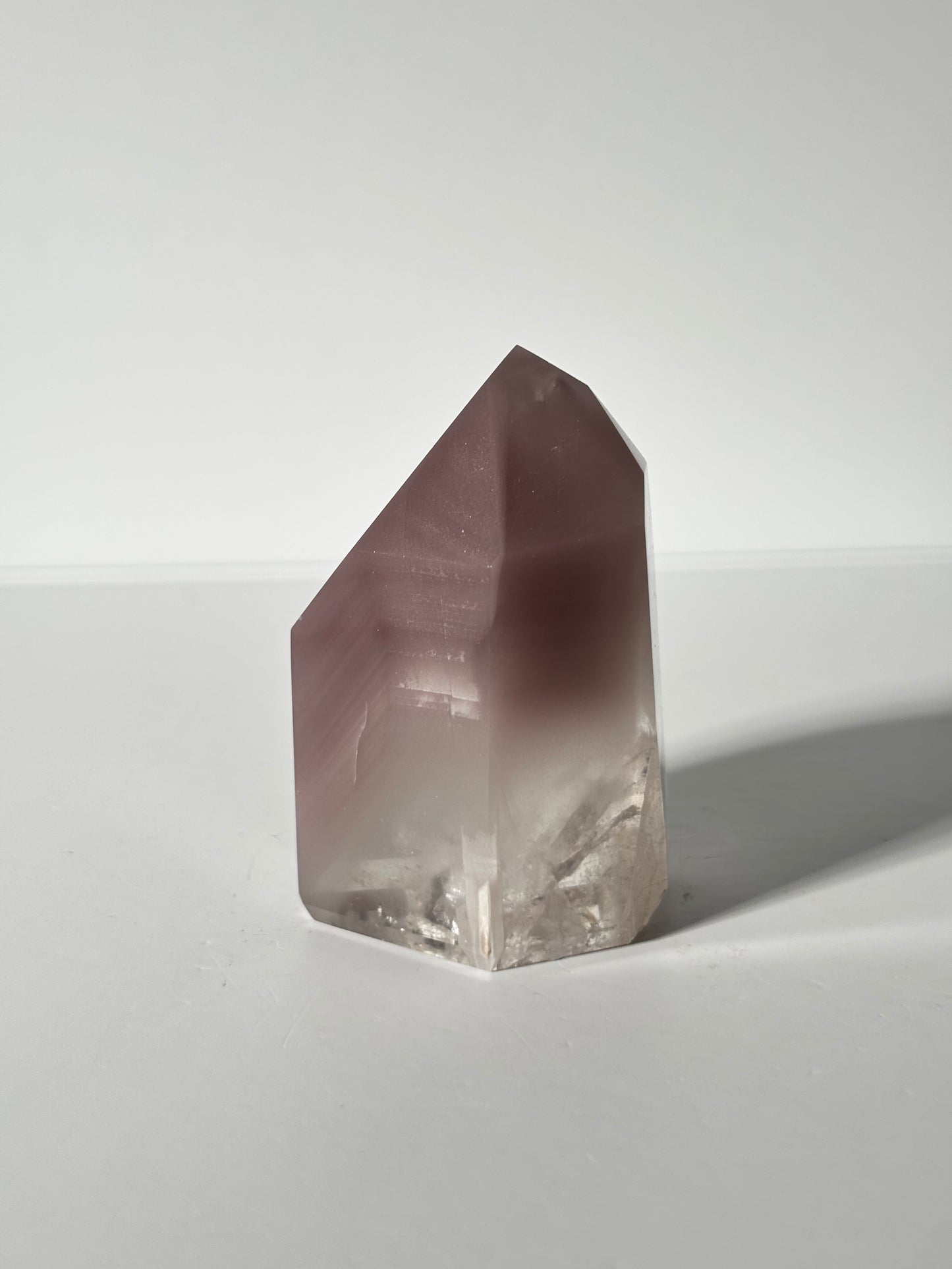 High Quality Large Chunky Phantom Pink Lithium Quartz Tower, Brazil