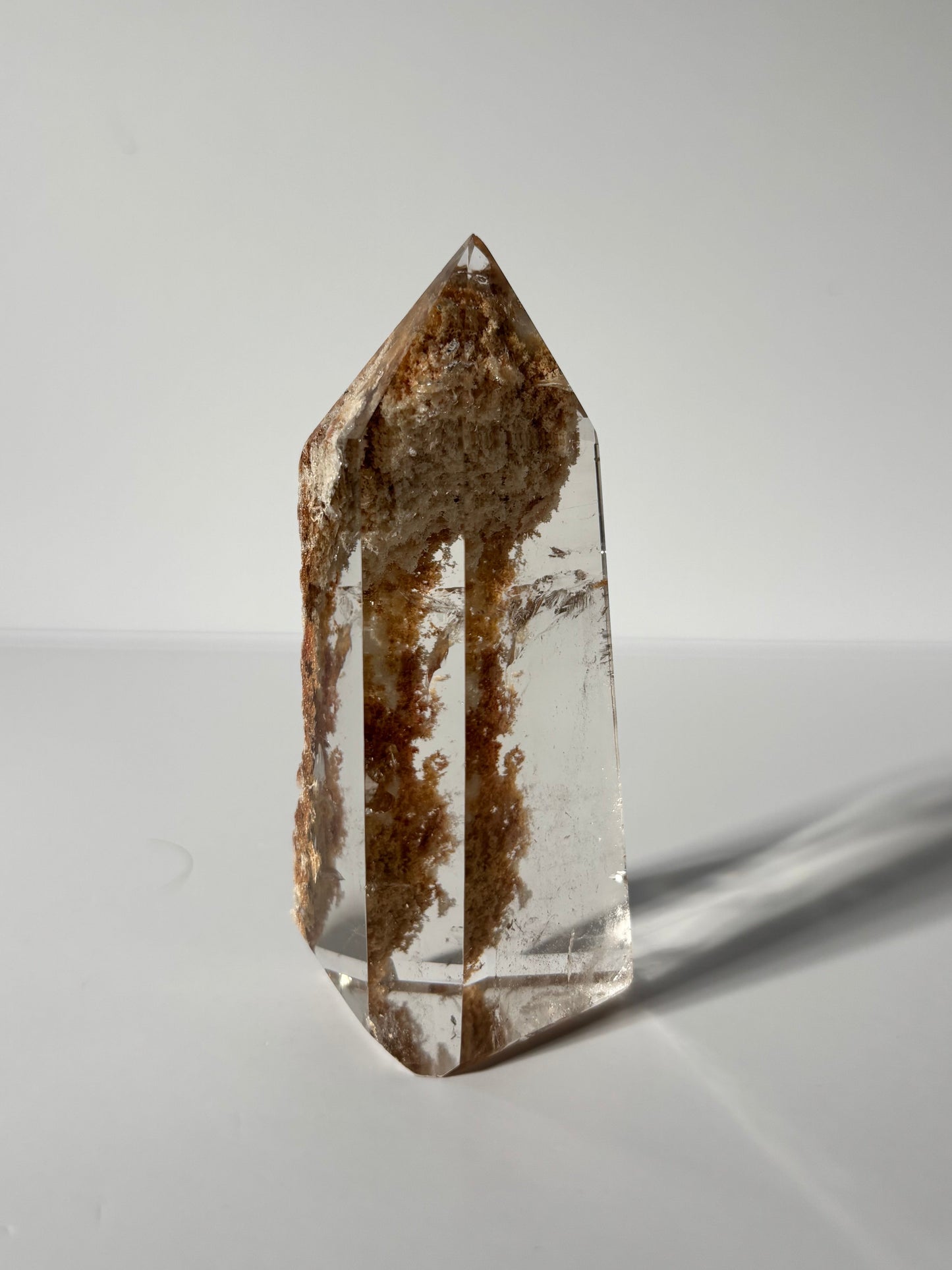 High Quality Collector’s Grade Rare Orange Lodalite Quartz Tower, Brazil