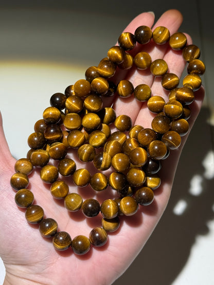 High Quality Tiger Eye Bracelets, 10mm