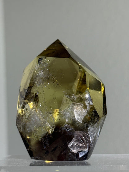 High Quality Phantom Smoky Citrine Tower, Brazil