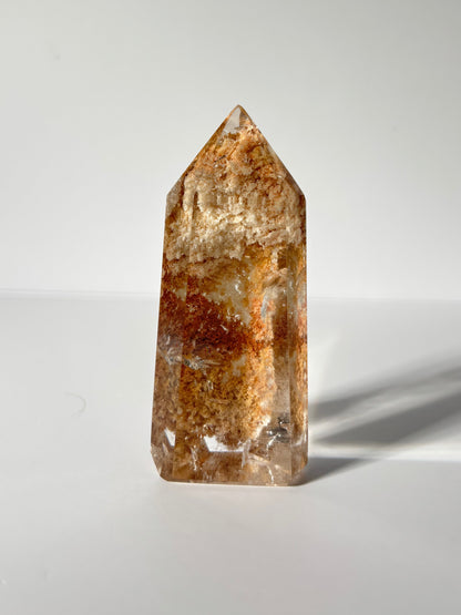 High Quality Collector’s Grade Rare Orange Lodalite Quartz Tower, Brazil
