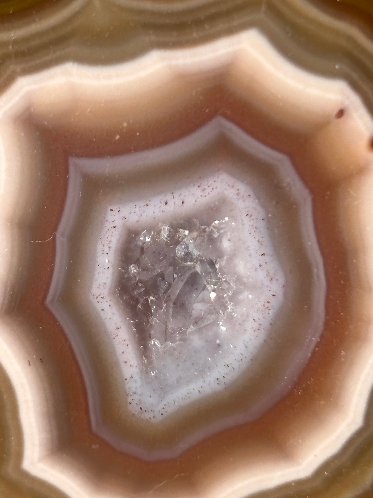 Gorgeous Fall Vibe Druzy Zhanguo Agate Pair, China