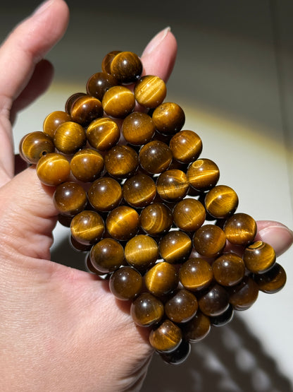 High Quality Tiger Eye Bracelets, 10mm