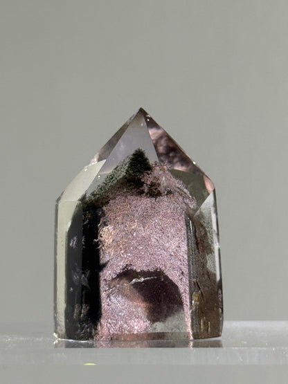 High Quality Phantom Pink Green Garden Quartz Tower, Zambia