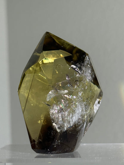 High Quality Phantom Smoky Citrine Tower, Brazil