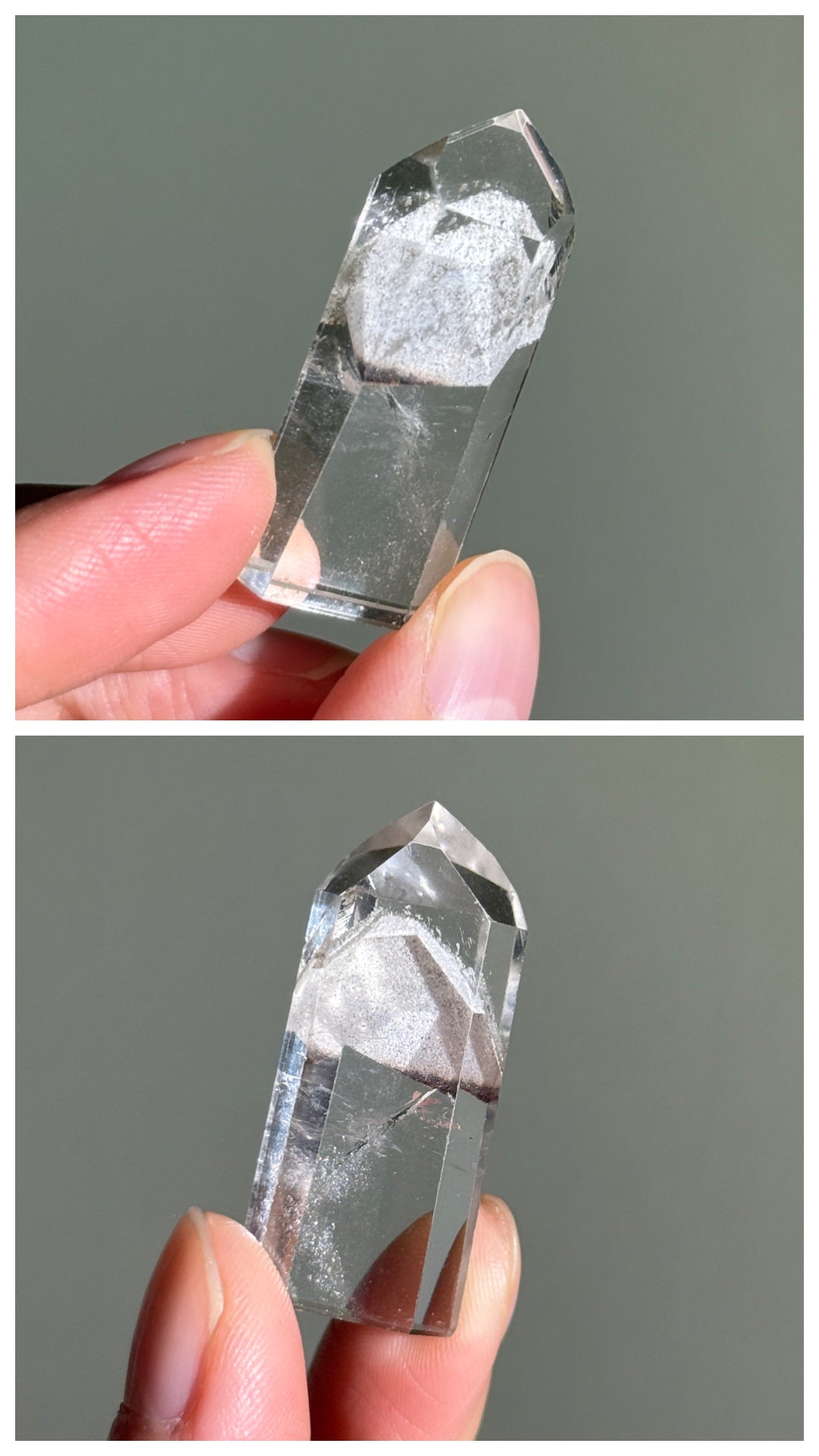 High Quality Water Clear Phantom Lodalite Baby Towers, Brazil