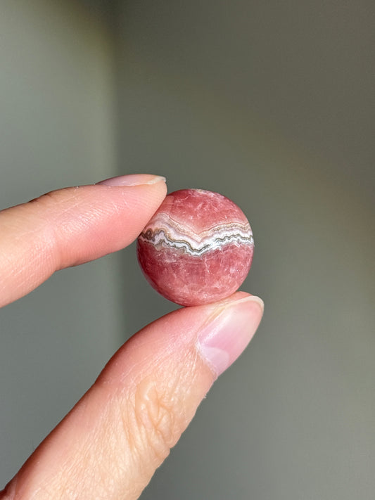 Gemmy Rhodochrosite Sphere, Argentina