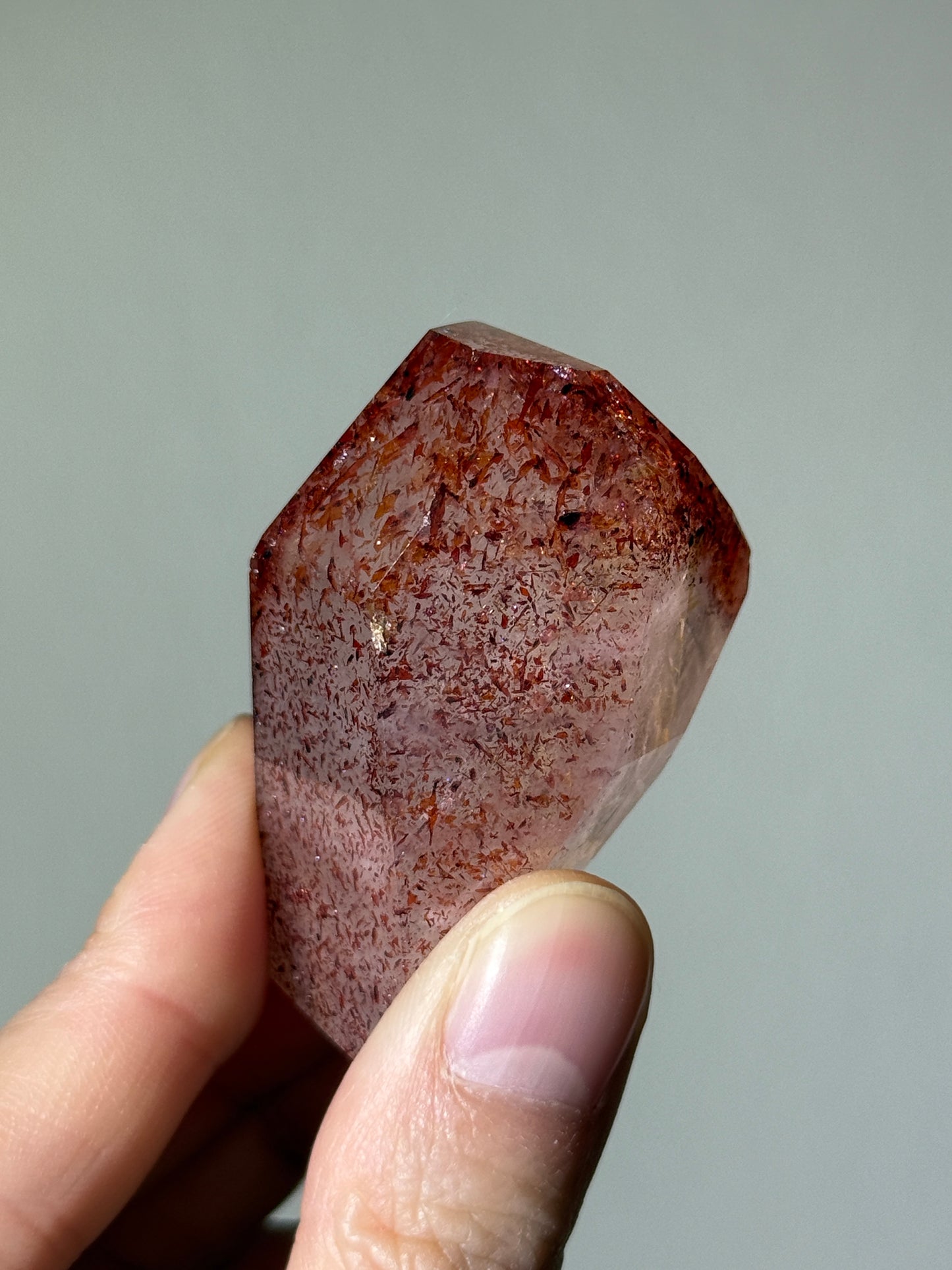 Large Harlequin Quartz Freeform, South Africa