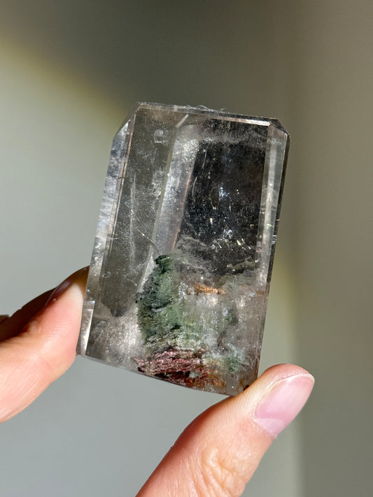 Large Layered Garden Quartz Freeform, Zambia