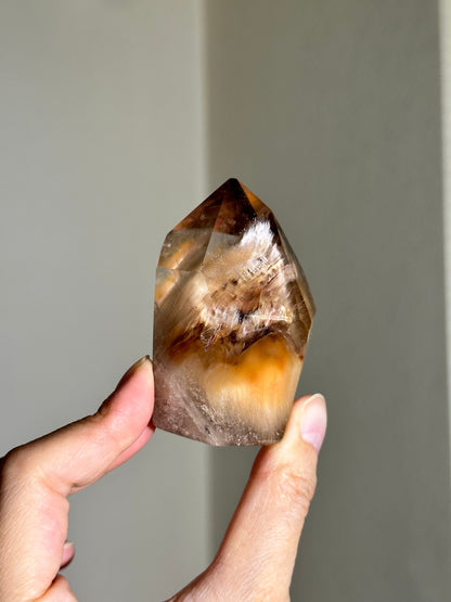 Golden Amphibole, Pink Amphibole, Peachy Amphibole, Amphibole Quartz, Angel Phantom Quartz, Silky Amphibole