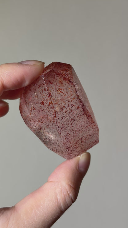Large Harlequin Quartz Freeform, South Africa